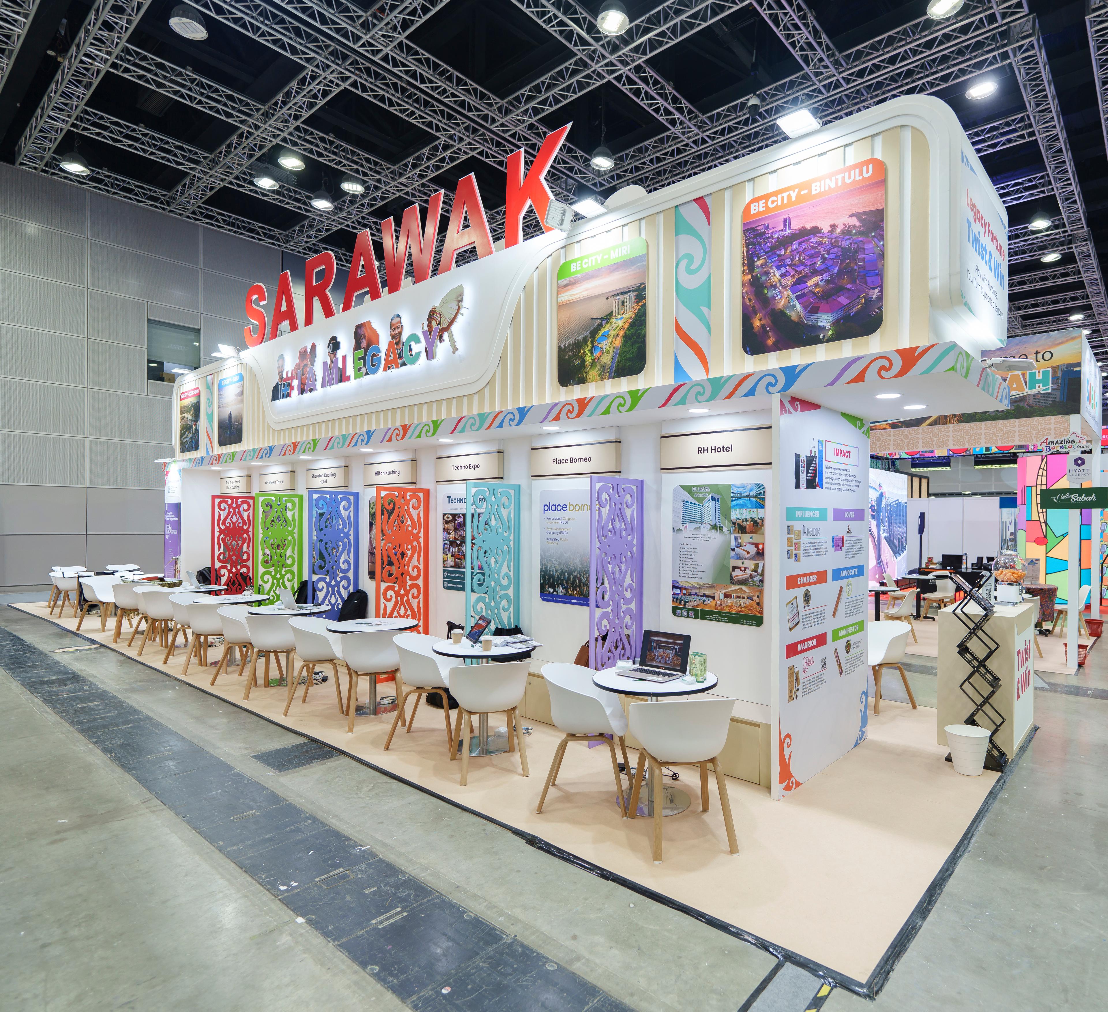 Business Event Sarawak booth