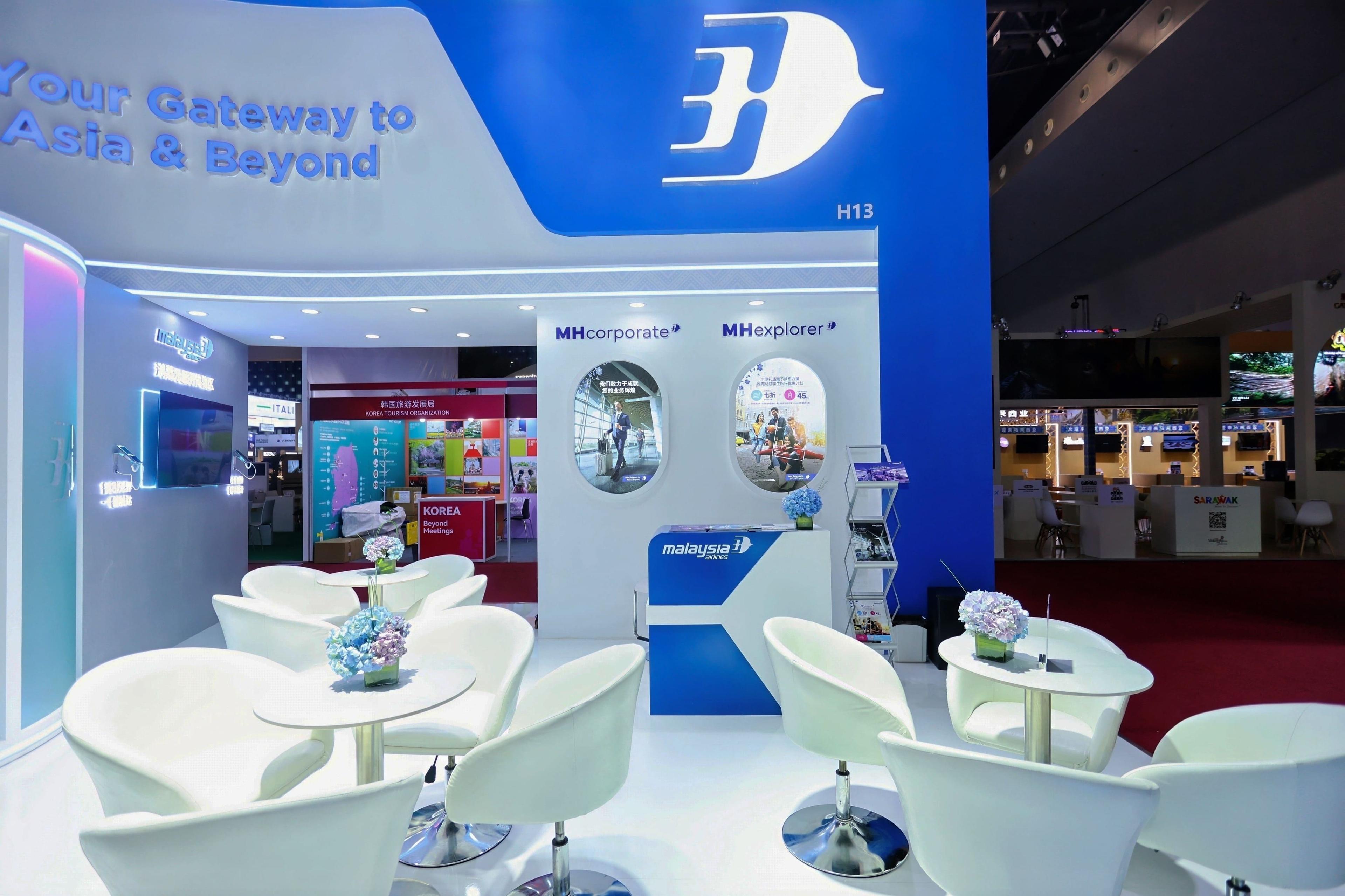 Malaysian Airlines booth