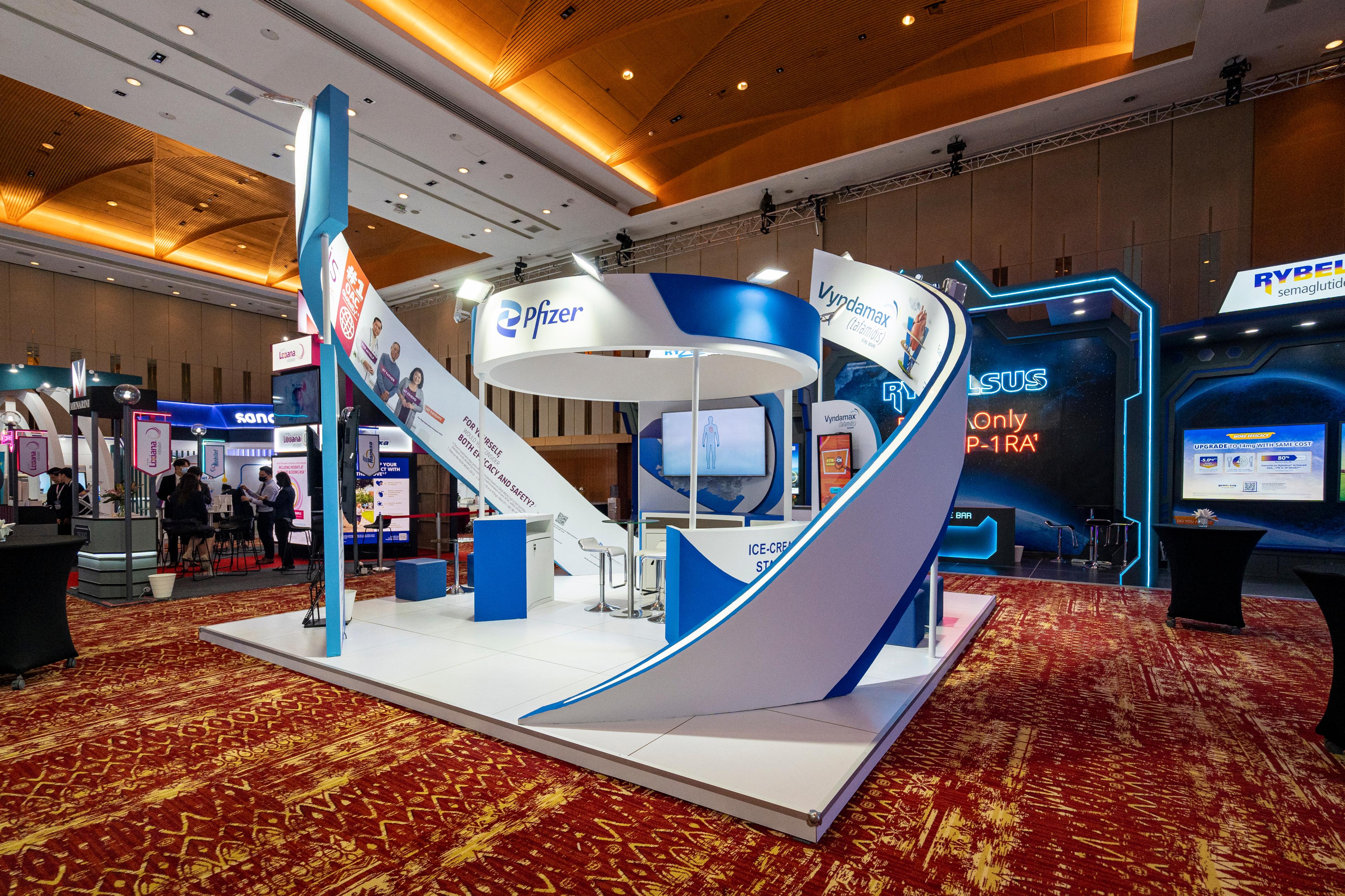 Pfizer booth